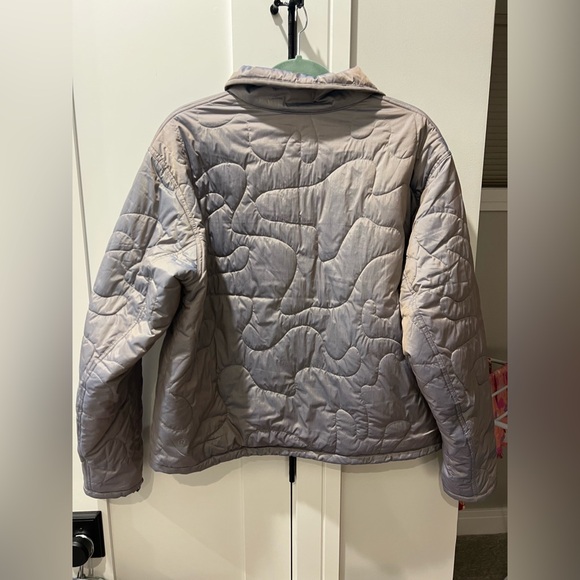 Lululemon Insulated Quilted Pullover Jacket Heathered Dusky Lavender - Picture 4 of 8